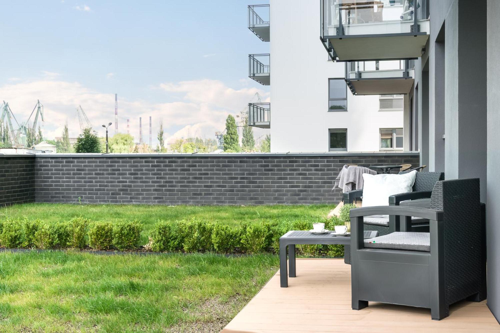 Grand Apartments - Bastion Walowa กดัญสก์ ภายนอก รูปภาพ